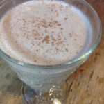 super healthy low calorie oat and banana smoothie