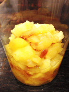 The image shows a homemade apple sauce that is also vegan and low-calorie by Craftify My Love