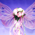 handmade DIY butterfly or fairy wings in pink and lavender