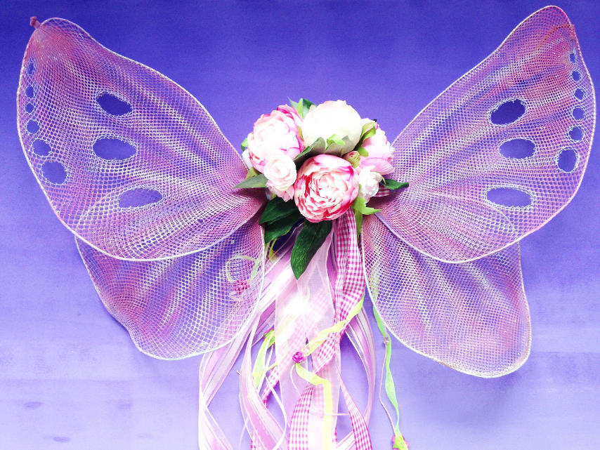 DIY Sparkly Butterfly or Fairy Wings