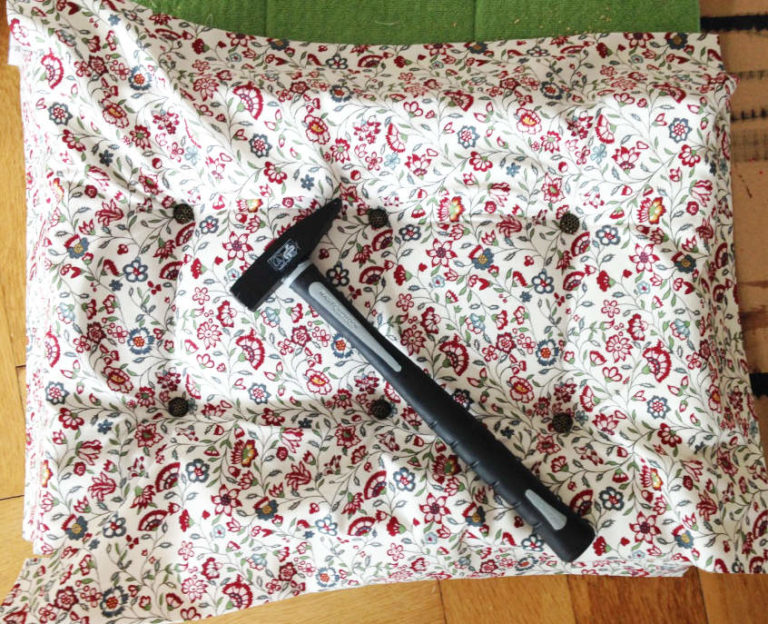 IKEA Hack Tufted Storage Ottoman Craftify My Love