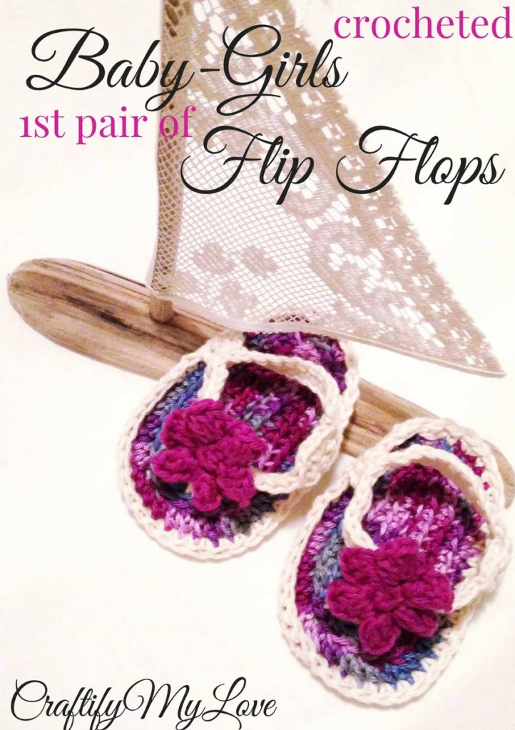 Crochet Worlds Cutest Baby Flip Flops Free Pattern Craftify My Love