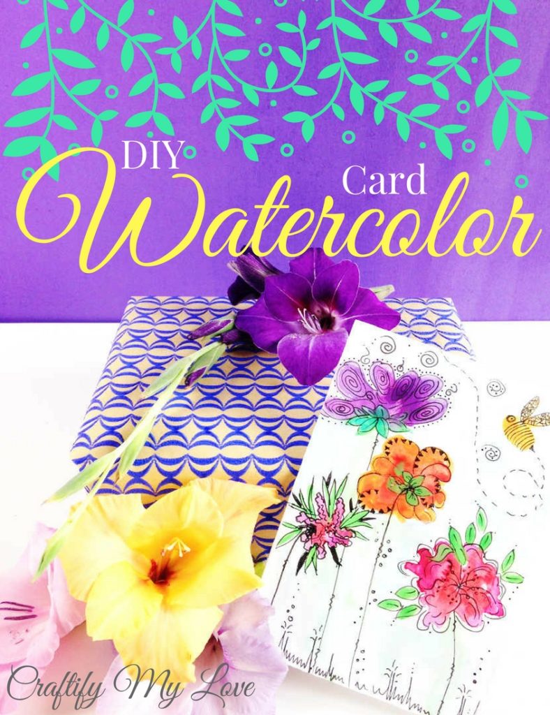 Make Easy Diy Watercolor Cards Craftify My Love