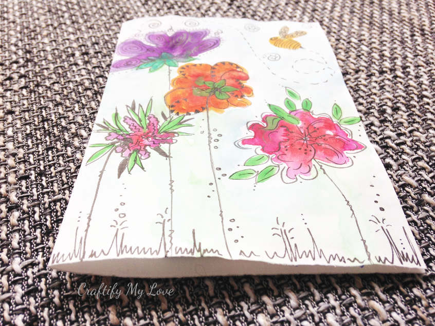 tutorial on how to hand paint watercolor flower cards