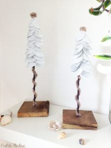 Christmas DIY project paper Christmas Tree