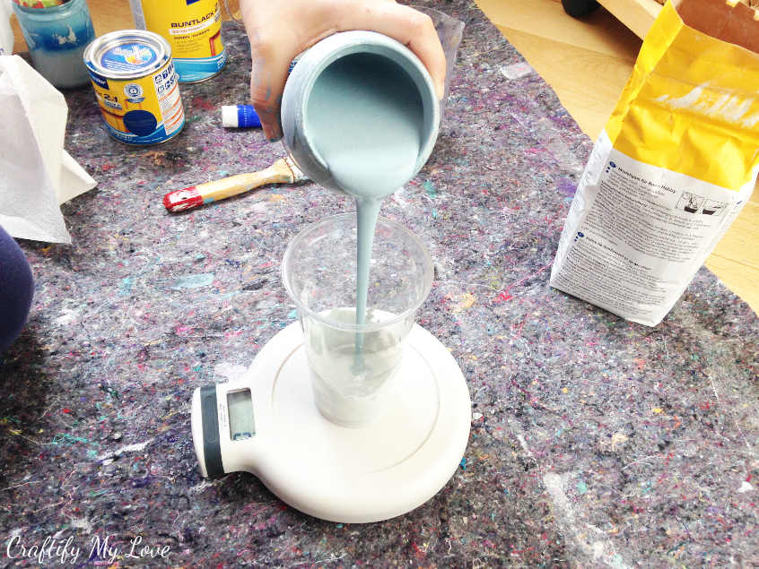 How To Make Chalk Paint with Plaster of Paris - Easy Recipe & Video -  Abbotts At Home