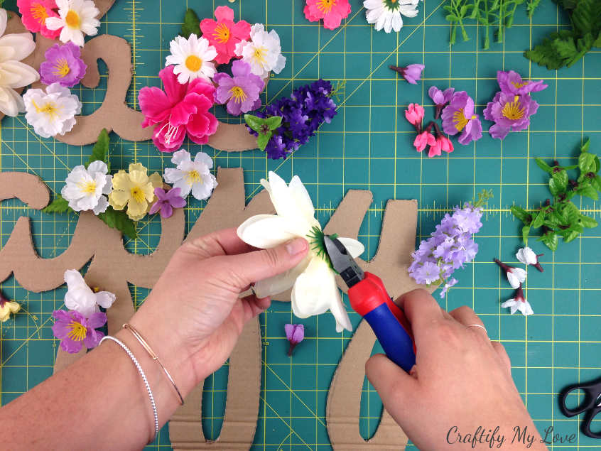 Simple Paper Clip Florals DIY Recycled Crafts