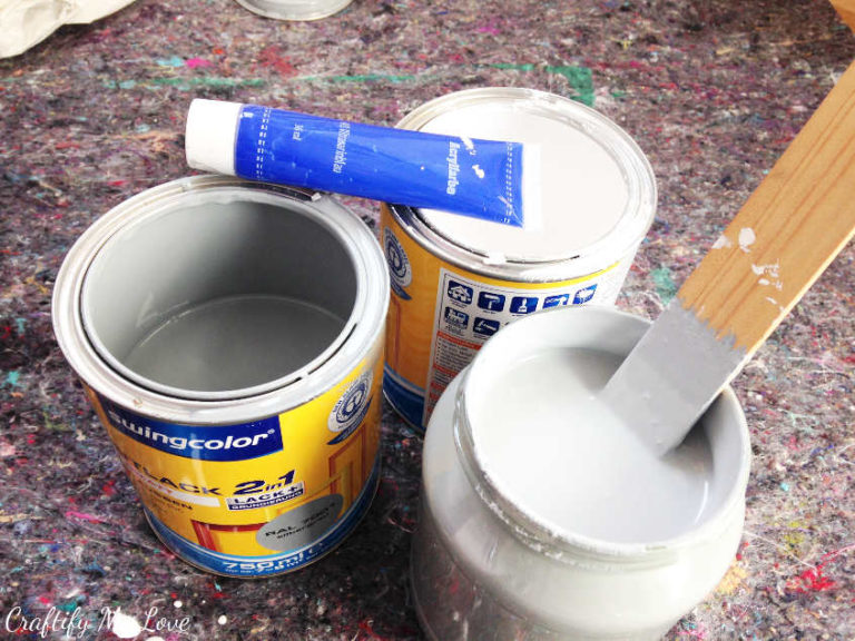 How To Make Homemade Chalk Paint With Plaster Of Paris Craftify My Love