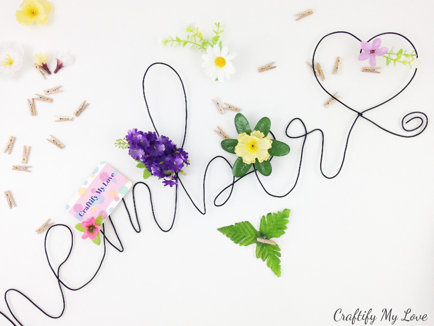 epicycle clothespins into unique floral pegs for your pin board memo board photo board or command center