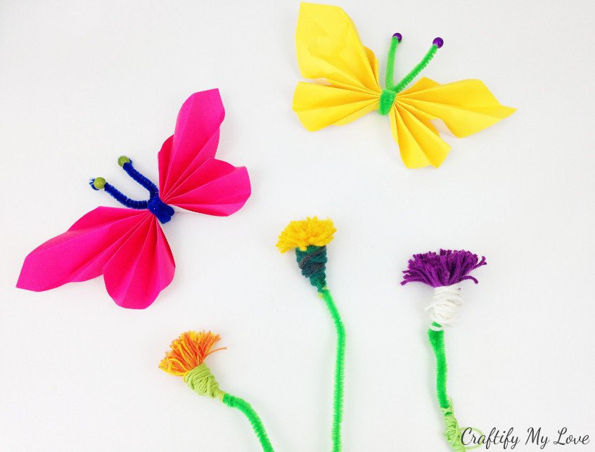 Simple Paper Butterfly For Preschoolers Craftify My Love