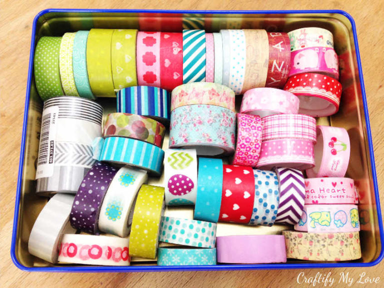 I use my washing tape collection to decorate almost everything in my ...