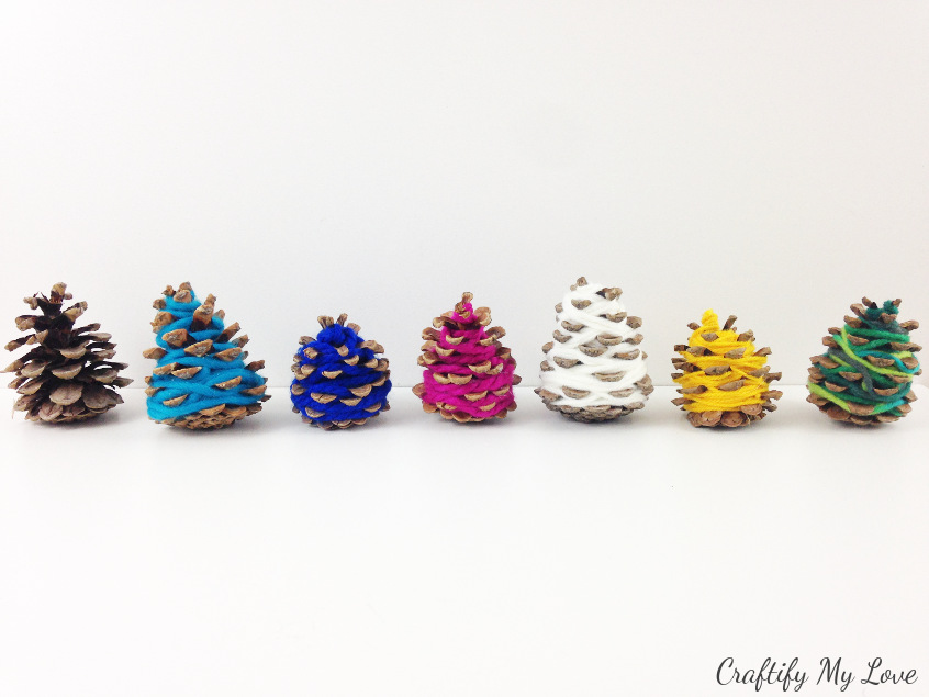 Cosy and Creative: Mini Pine Cones with Hygge Vibes for Your Craft Projects