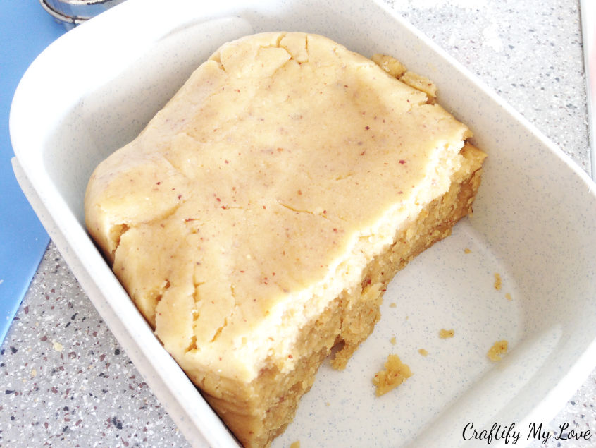 Prepping the dough ahead of time for your favourite Christmas treats and storing it in a Tupperware container