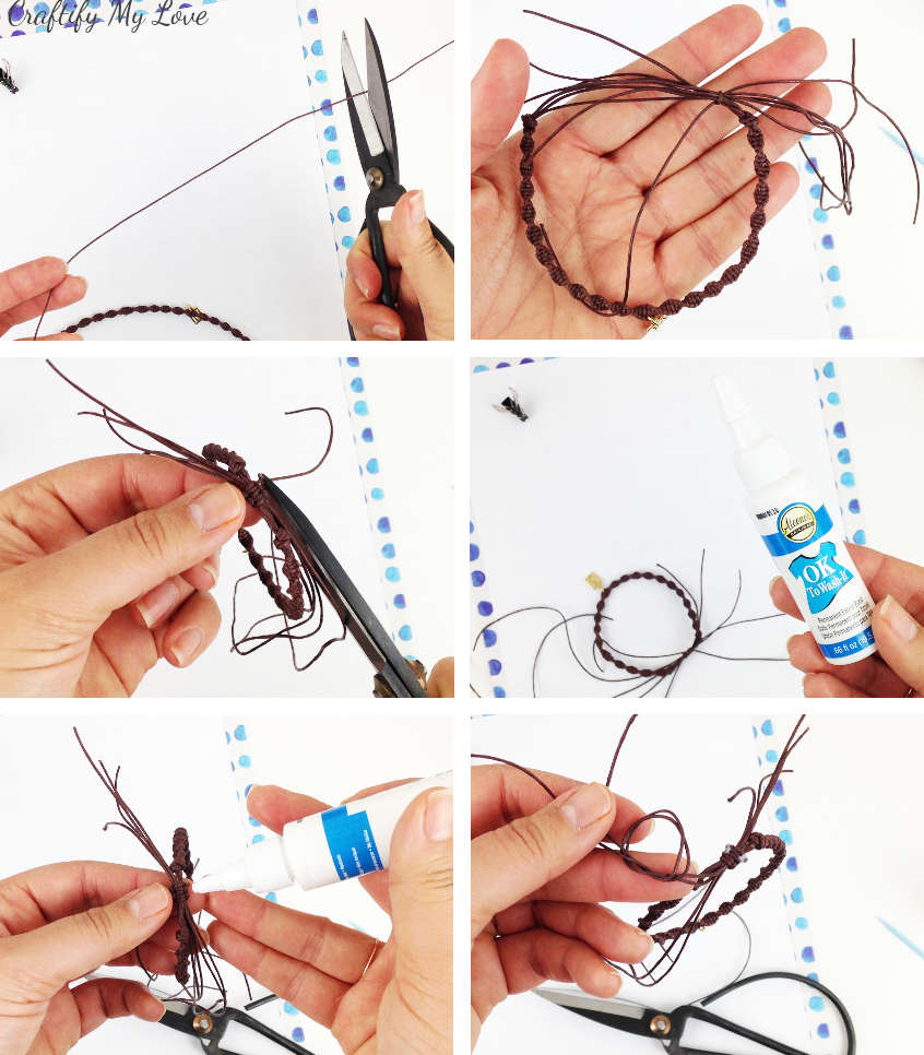 DIY 5 Easy Square Knot Friendship Bracelets 