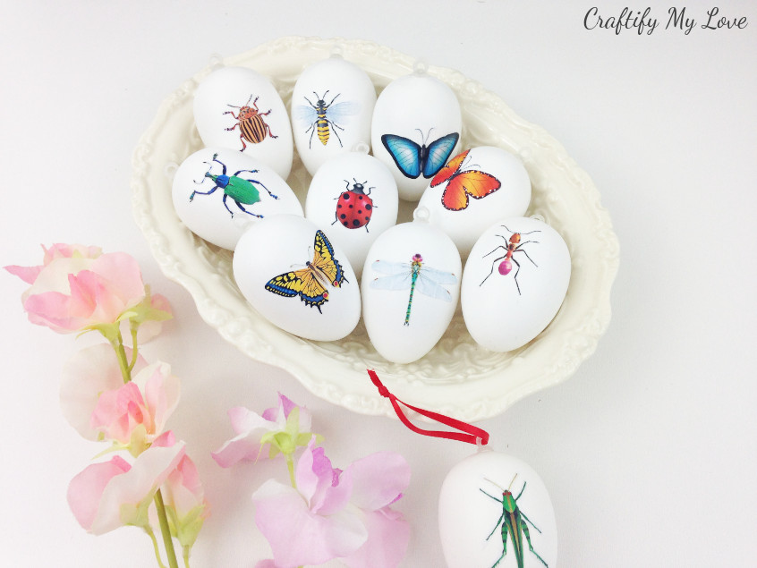 How To Make Mod Podge Easter Eggs