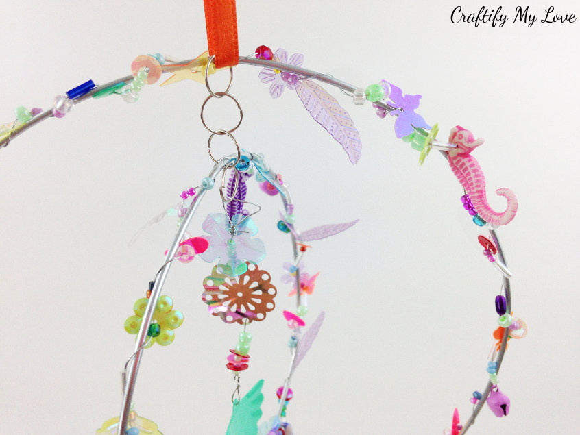 Beaded Suncatcher Mobile DIY